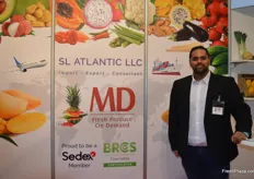 An exhibitor this year was MD Fresh Produce, they import many different fruit and veg as well as exotics, also an almost year-round supply of mango. Rajeev Lakhani was at the stand.